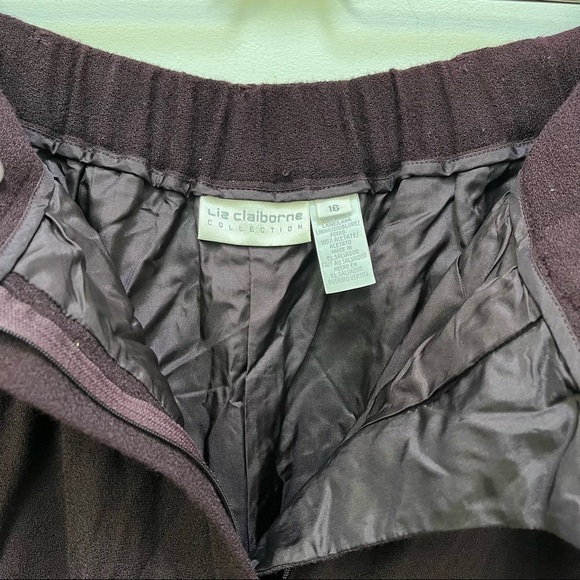 Liz Claiborne Women's Purple Trousers - Picture 4 of 5